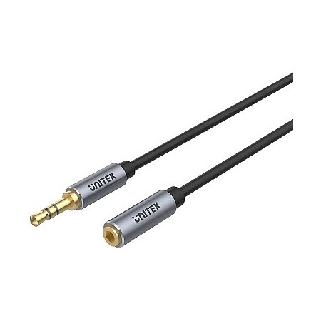 Unitek Audio 3.5mm M-F Extension Cable 1.0m Y-C932ABK