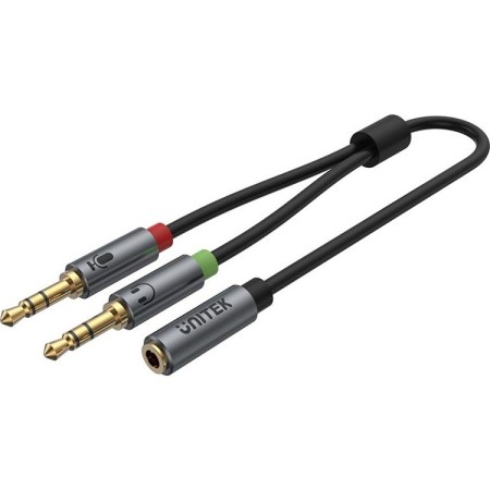 Unitek Y-C957ABK 3.5mm Audio Splitter Cable