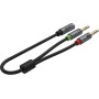 Unitek Y-C957ABK 3.5mm Audio Splitter Cable