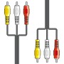 AV:link 3RCA to 3RCA Cable 3.0m