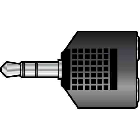 qtx 3.5mm Plug to 2x3.5mm Sockets