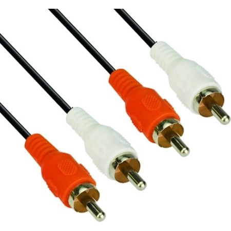 Vcom CV0223 2RCA to 2RCA 3.0m Cable