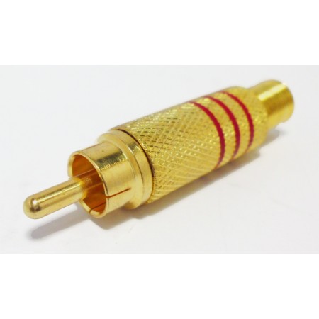 DigitMX RCA Plug Gold Red Audio Connector