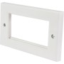 AV:Link Wall Plate Frame Double 4 Modules