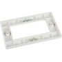 AV:Link Wall Plate Frame Double 4 Modules