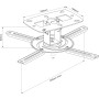 AV:Link PJM80 Ceiling Projector Mount