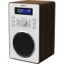 Majority Barton Radio with Dual Alarms in Oak