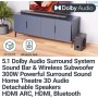 EVEREST Soundbar 300W with Wireless Subwoofer