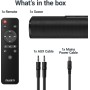 Majority SAXON Soundbar 80W BT/USB/Optical/HDMI