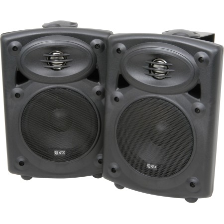 QTX QR5B Onwall Speakers Pair 5.25'' 2x20W Black