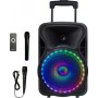 N-Gear FLASH1205 Portable Speaker LED Mic