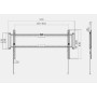 Brateck TV Mount 80x40 Fixed 75kg