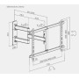 Brateck TV Mount LPA70-463 Front View