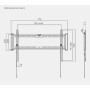 Brateck TV Mount 60x40 75kg LP77-46F