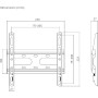 Brateck TV Mount 20x20 Fixed KL31-22F