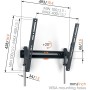 Vogels TVM3413 Tilt TV Wall Mount 32-65'' Black