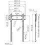 Vogels PFW6815 Portrait Mount for 100'' Display