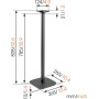 Vogels SOUND 4301 Floorstand White