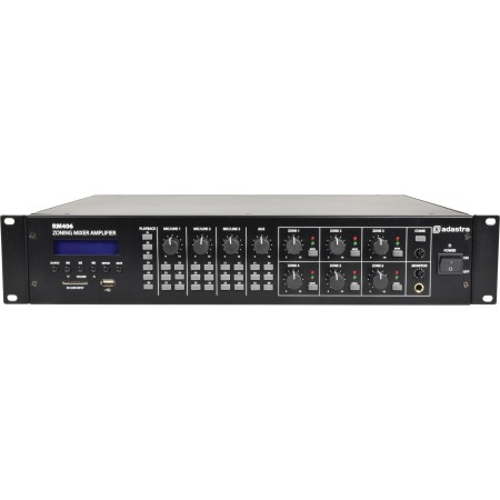 Adastra RM406 Mixer-Amp 100V 6x40W