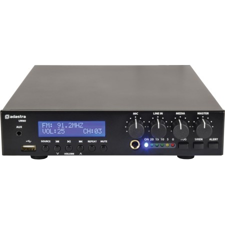 Adastra UM60 100V Amp - Compact & Versatile