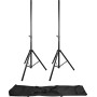 QTX Heavy Duty Speaker Stands with Carry Bag