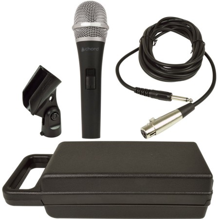 Chord DM04 Dynamic Mic - Ergonomic Design & Hypercardioid Response