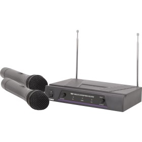 QTX Dual Handheld Wireless Microphone System