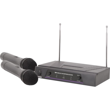 QTX VHF Dual Handheld Wireless Microphone 171.817UK