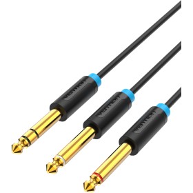 Vention AUDIO 6.3mm M to 2x6.3mm M TRS Cable