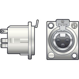 Neutrik NC3FD-LX XLR Socket PCB