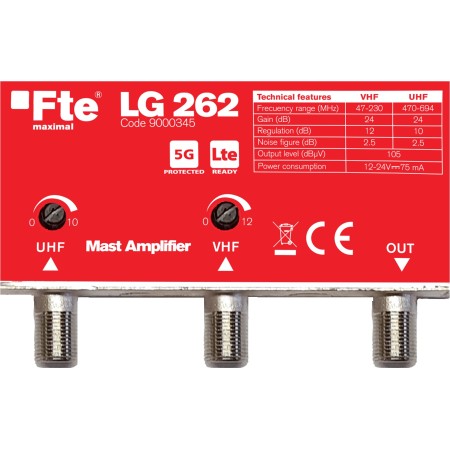 FTE LG262 LTE2 UHF/VHF Mast Amplifier