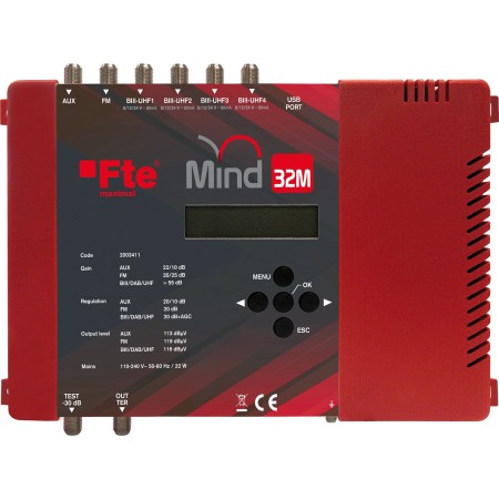 FTE MIND32M 32ch Programmable Amplifier