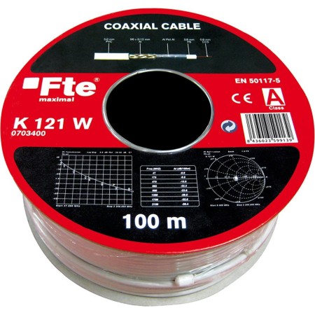 FTE K121W Coaxial Cable 5mm 100m