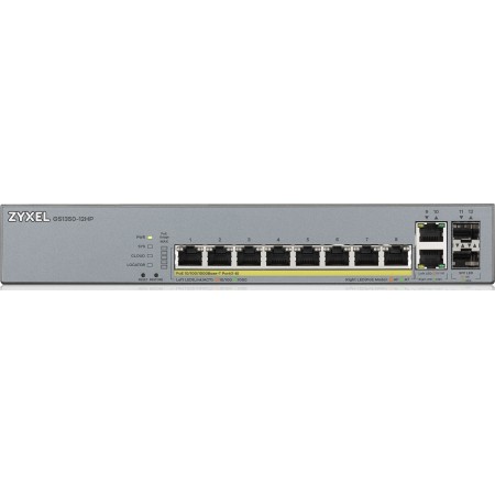 Zyxel 12-Port PoE Switch for Surveillance