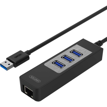 Unitek Y-3045C USB3.0 3-Port Hub w/ Gigabit LAN