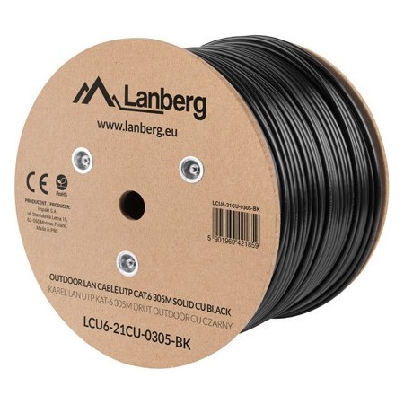 Lanberg CAT6 UTP CU Cable Outdoor 305m