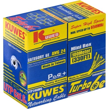 Kuwes CAT6 UTP Solid Cable 100m