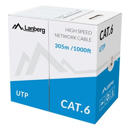 Lanberg CAT6 Cable 305m Grey - Best Buy Cyprus