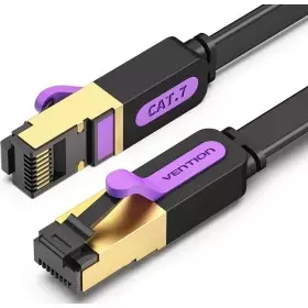 Vention NETWORK Cable CAT7 Flat 5.0m Black