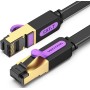 Vention NETWORK Cable CAT7 Flat 5.0m Black