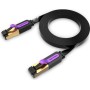 Vention NETWORK Cable CAT7 Flat 5.0m Black