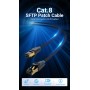 Vention CAT8 SFTP Braided Cable 3.0m Black