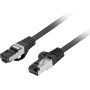 Lanberg CAT8.1 1m Patch Cable - Black