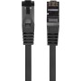 Lanberg CAT8.1 S/FTP Patch Cable 0.25m Black