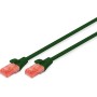 Digitus Ethernet Cable CAT6 Green CU 0.5m