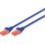 Digitus Ethernet Cable CAT6 Blue CU 0.25m