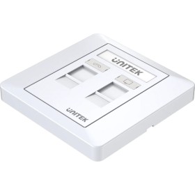 Unitek Dual Port Wall Plate T013A