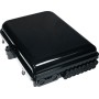 Opton Fiber Distribution Box 2 IN - 16 OUT Black