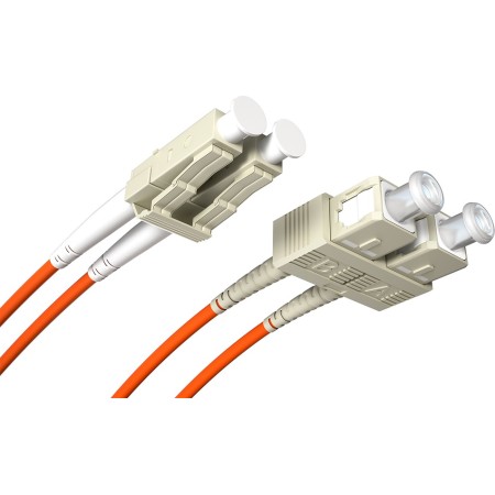 Opton Fiber Patch Cord LC/-SC MM 50/125UM Duplex OM2 1.0m