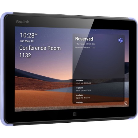 Yealink Meeting Room Scheduling Panel for Teams or Zoom